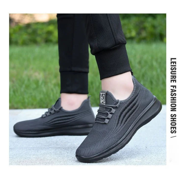 Men Casual Mesh Sports Shoes Men's Outdoor Anti slip Men's Shoes Flat Shoes