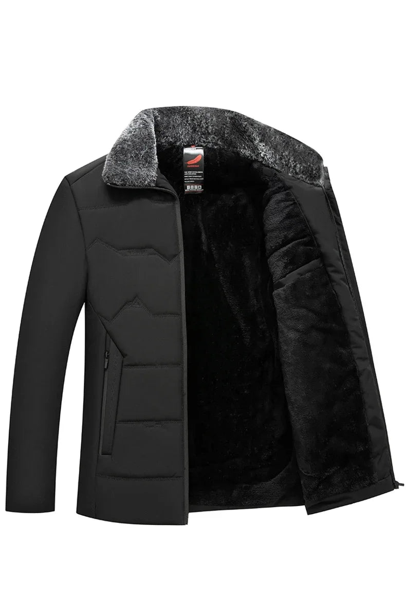 Winter Warm Velvet Parkas Fur Linner Thicken Jacket Fleece Overcoat Cotton Loose Windbreaker