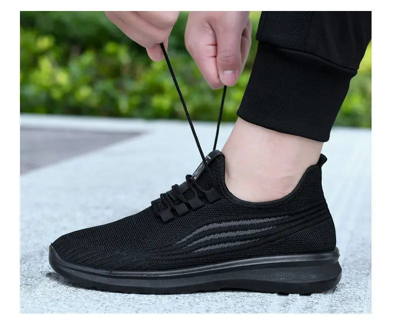 Men Casual Mesh Sports Shoes Men's Outdoor Anti slip Men's Shoes Flat Shoes