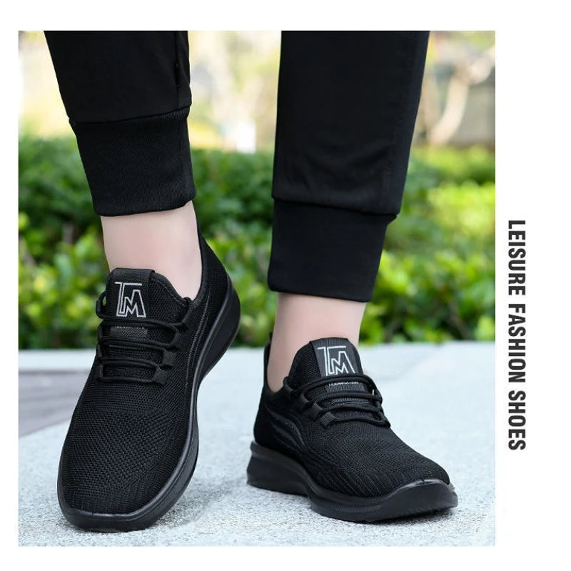 Men Casual Mesh Sports Shoes Men's Outdoor Anti slip Men's Shoes Flat Shoes