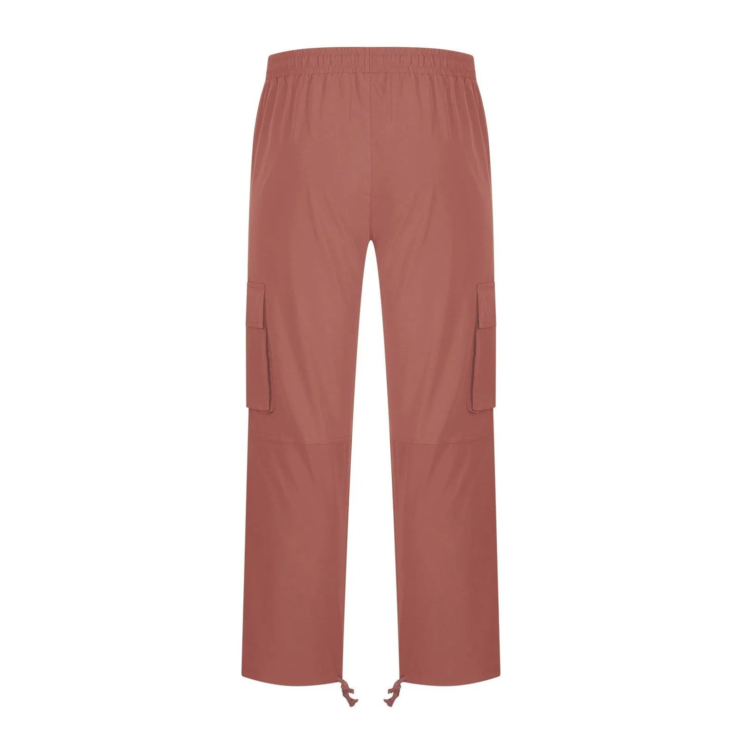 Spring and Summer New Men's Overalls Fashion Drawstring Multi-pocket Casual Pants