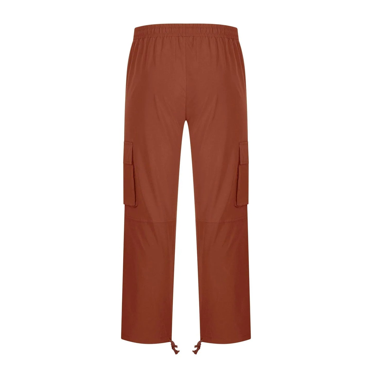 Spring and Summer New Men's Overalls Fashion Drawstring Multi-pocket Casual Pants