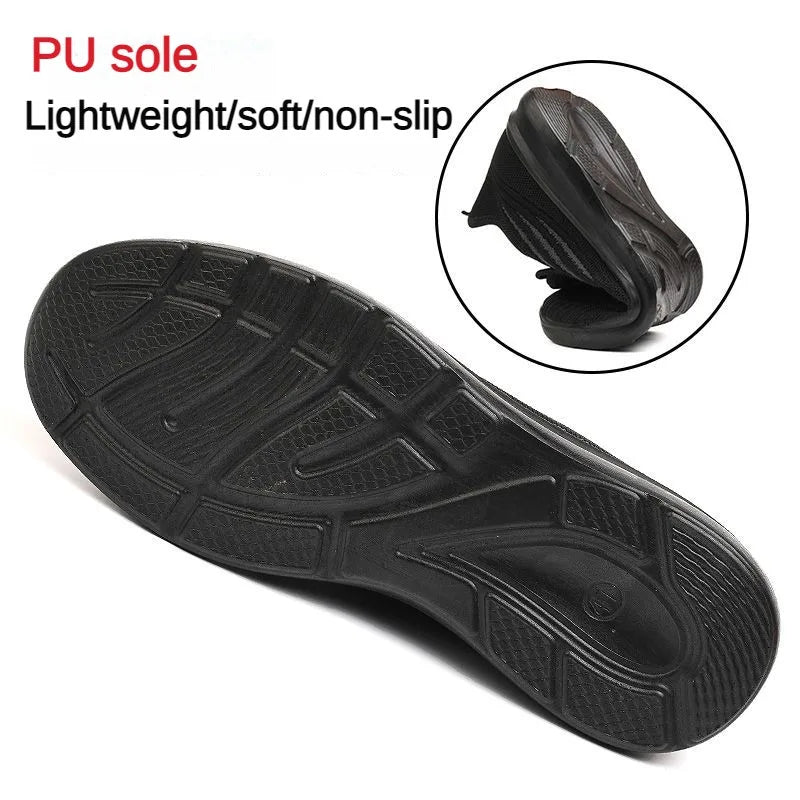 Men Casual Mesh Sports Shoes Men's Outdoor Anti slip Men's Shoes Flat Shoes