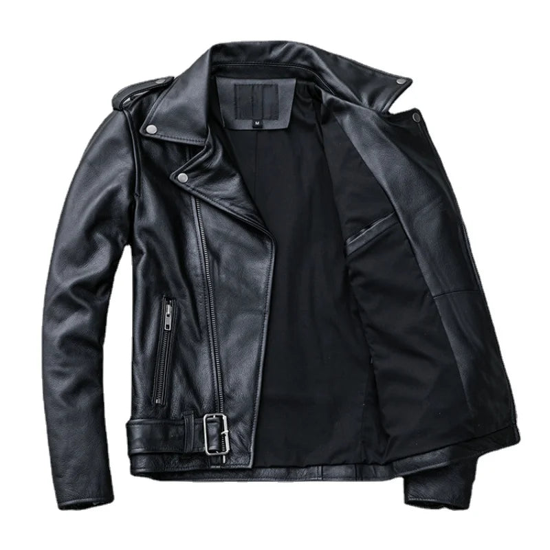 Classical Motorcycle Leather Jacket