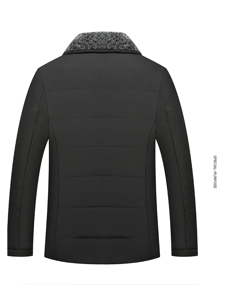 Winter Warm Velvet Parkas Fur Linner Thicken Jacket Fleece Overcoat Cotton Loose Windbreaker
