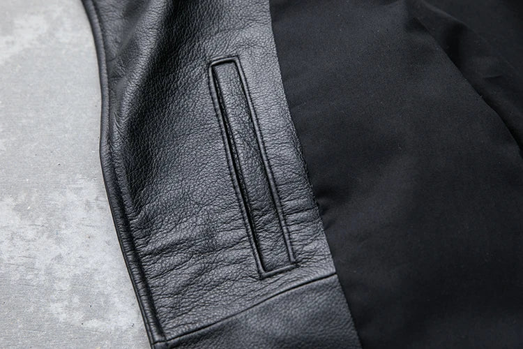 Classical Motorcycle Leather Jacket