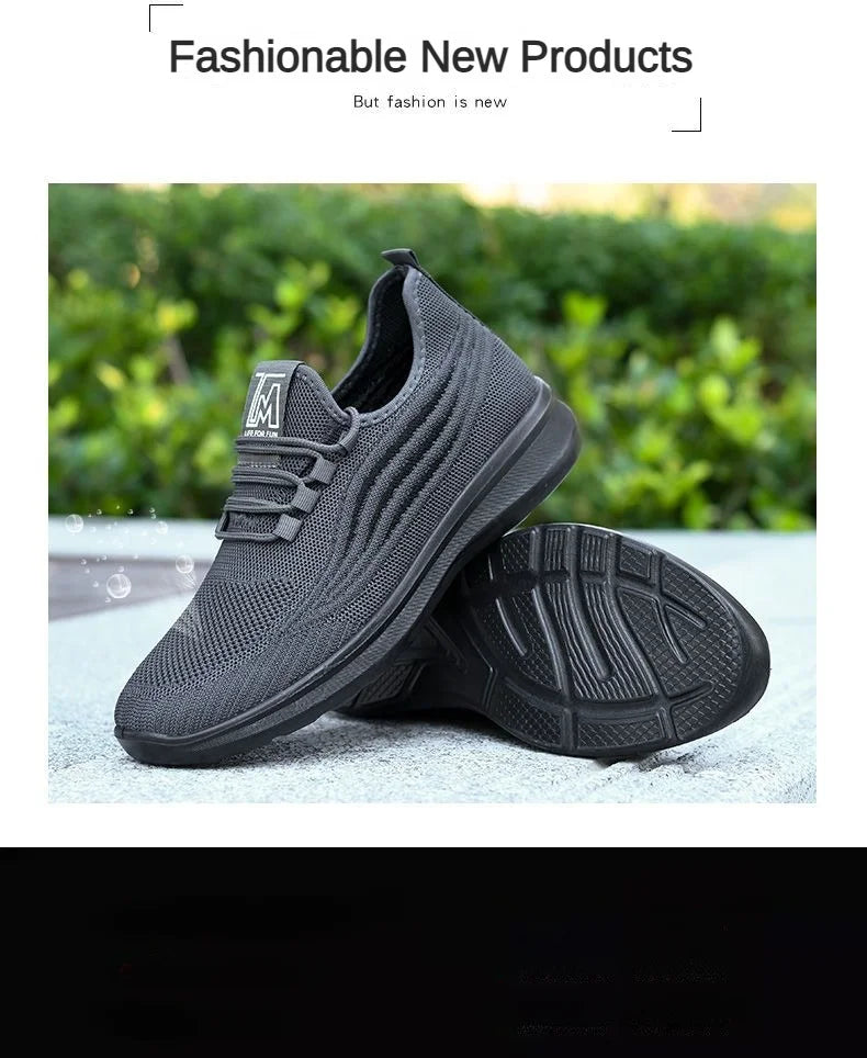 Men Casual Mesh Sports Shoes Men's Outdoor Anti slip Men's Shoes Flat Shoes