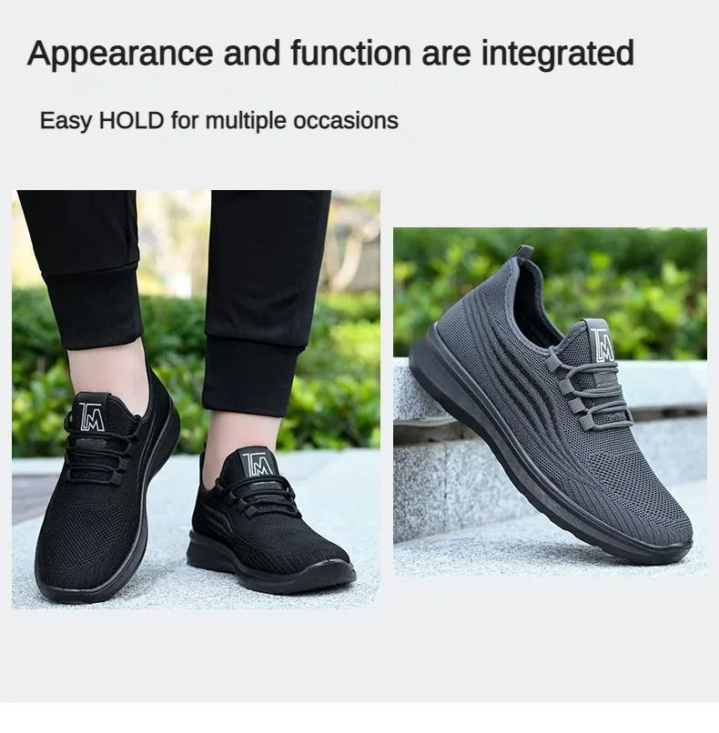 Men Casual Mesh Sports Shoes Men's Outdoor Anti slip Men's Shoes Flat Shoes