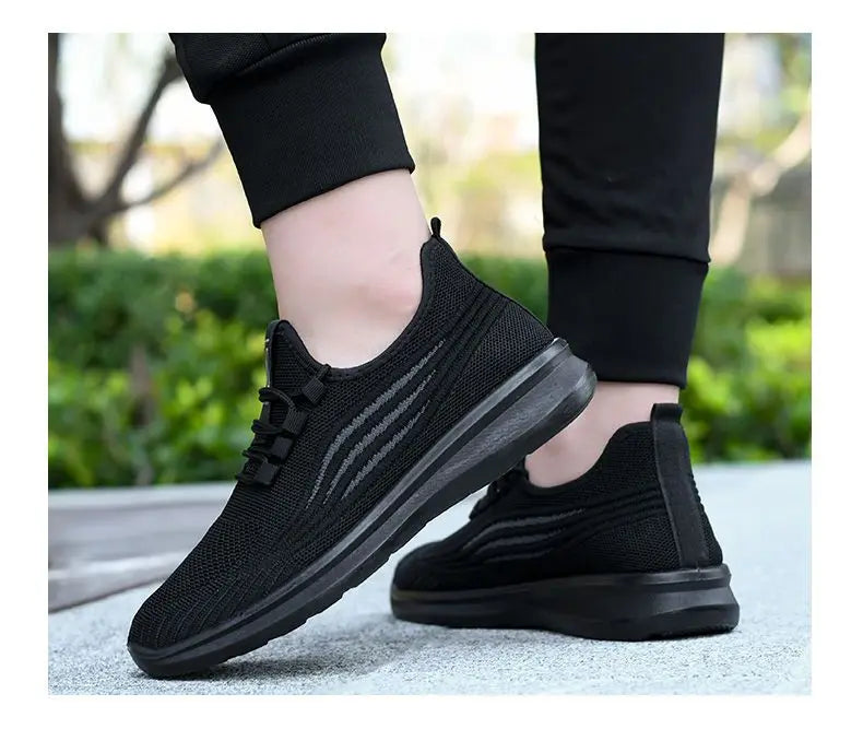 Men Casual Mesh Sports Shoes Men's Outdoor Anti slip Men's Shoes Flat Shoes