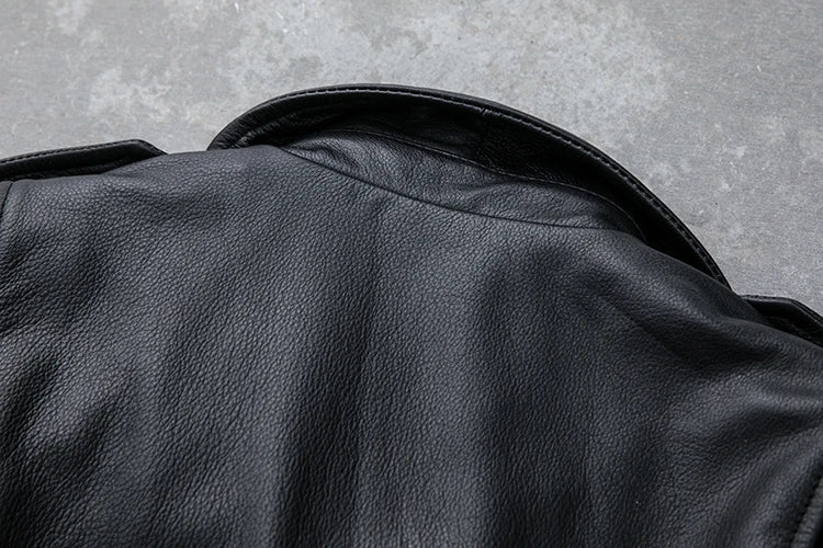 Classical Motorcycle Leather Jacket